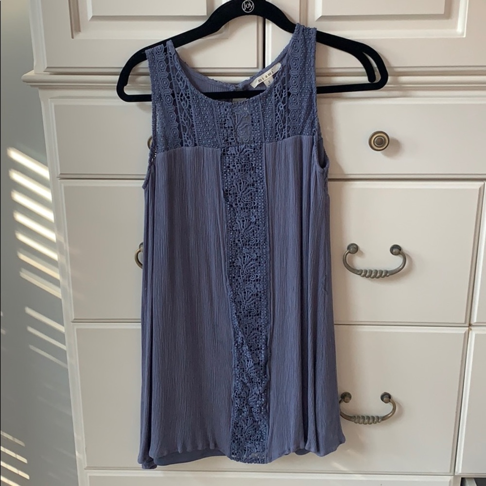 Francescas blue dress